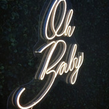 Oh Baby! Painel Neon Led A|crílico