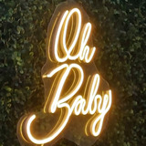 Oh Baby Painel Neon Led A|crílico