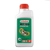 Oleo 20w50 Castrol Actevo Essential Moto 4t 1l Mineral