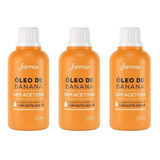 Oleo De Banana Farmax 100ml-kit C/3un