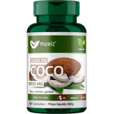 Óleo De Coco 60 Capsulas / 1000mg Com Ômega 6