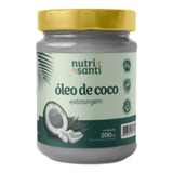 Oleo De Coco Extra Virgem 200ml Nutrisanti