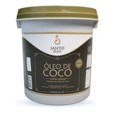 Óleo De Coco Extra Virgem Da Polpa Santo Óleo Balde - 3,2l