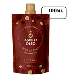 Óleo De Coco Extra Virgem Extraído Película 100ml Santo Óleo