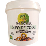 Óleo De Coco Na Palma Extarvirgem