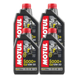 Óleo De Motor Motul Semi-sintético 10w-30 Para Motos E Quadriciclos De 4 Unidades / 4l