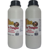 Óleo De Tungue Bruto 1 Litro + Tungue Meio A Meio 1 Litro