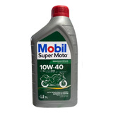Óleo Mobil 10w40 Super Moto Verde Semissintético 1 Litro