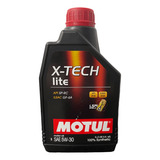 Óleo Motul X-tech Lite 5w30 100% Sintético 1l