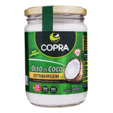 Óleo Óleo De Coco Extra Virgem Copra Vidro Sem Glúten 500 Ml
