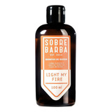 Óleo Para Barba Sobrebarba Shampoo De Barba Light My Fire - Viagem - Sobrebarba De 100ml 150g