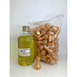 Óleo Para Unção 500ml Mirra + Aprox. 100 Botijas De 5 Ml