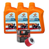 Óleo Repsol + Filtro Yamaha Xv 250 Virago 98-03 Kn145 15w50