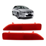 Olho De Gato Refletor Parachoque Honda City 2013 2014