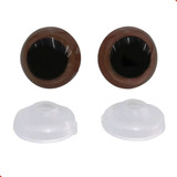 Olho Para Amigurumi 12mm Em Plástico Kit 10 Pares - Circulo