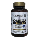 Ômega 3 Ultra Tg Epa Dha 60 Capsulas Nutrata Sabor Sem Sabor