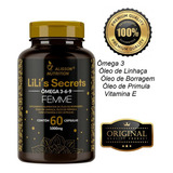 Omega Mulher 3 6 9 Óleo Linhaça Borragem Primula Vitamina E Sabor Sem Sabor