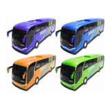 Onibus Brinquedo Miniatura Iveco Plastico Várias Cores