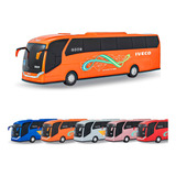 Ônibus Iveco Connection Realista Brinquedo Coleção Miniatura