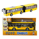 Ônibus Minhocão Big Sanfona Fricção Amarelo