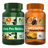 Ora Pro Nobis Curcuma C/ Pimenta Preta Fonte Verde 60 Caps 