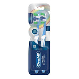 Oral-b Advanced Escovas Dental Cor Azul Claro Kit 2 Unidades