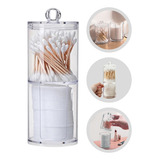Organizador Acrílico P/ Banheiro Porta Cotonete Algodão Make