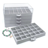 Organizador Bijuteria Jóias Anel Brincos Pulseiras 5 Gavetas