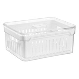 Organizador Com Cesto Clear 2,2 L - Home Style