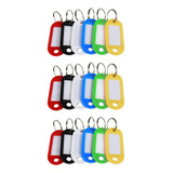 Organizador De Chaves Chaveiro Identificador Etiqueta Kit 18