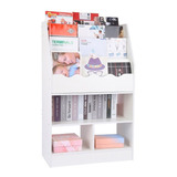 Organizador De Livros Com Nicho Infantil Maggie 100% Mdf 