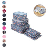 Organizador De Mala De Bagagem Viagem Kit 6 Necessaire Bolsa