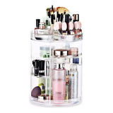 Organizador De Maquiagem Cosméticos Acrílico Giratório 360°