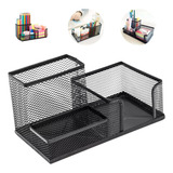 Organizador De Mesa Aramado Porta Canetas Lápis Papel Clips