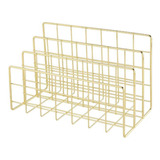 Organizador De Mesa I9metal Mesh Desktop Sorter Bandeja De C