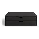 Organizador E Suporte Preto Para Monitor