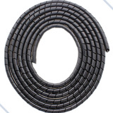 Organizador Espiral 3/4 Preto 20 Mm Fio E Cabos 5 Metros