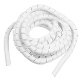 Organizador Fios E Cabos Espiral Spiraduto 1/4 6mm Bco 10mt 
