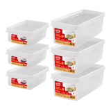 Organizador Geladeira 3un Mini + 3un P Ordene Salada Fruta