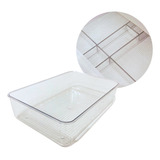 Organizador Geladeira Armário Multiuso Cesto Transparente