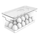 Organizador Geladeira Porta Ovos C/tampa Bandeja 36 Unid Coz