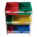 Organizador Infantil Porta Brinquedos Colorido Quarto Armari