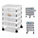 Organizador Multiuso 4 Gavetas Quarto/cozinha Gaveteiro