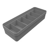 Organizador Para Gavetas Colmeia Grande Meias Logic Chumbo
