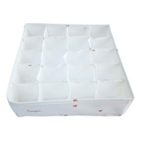 Organizador Peças Íntimas Estruturado Estampa Delicada 32x32