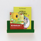 Organizador Porta Livros E Revisteiro De Parede Infantil Ver