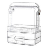 Organizador Porta Maquiagens Acessórios Transparente C/alça