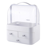 Organizador Porta Maquiagens C/alça Branco/rosa Acessórios