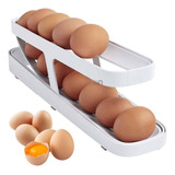 Organizador Porta Ovo Rolante Bandeja Até 12 Eggs Geladeira
