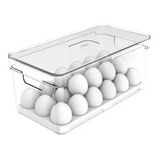 Organizador Porta Ovos 36un Com Tampa Geladeira Cozinha Ou